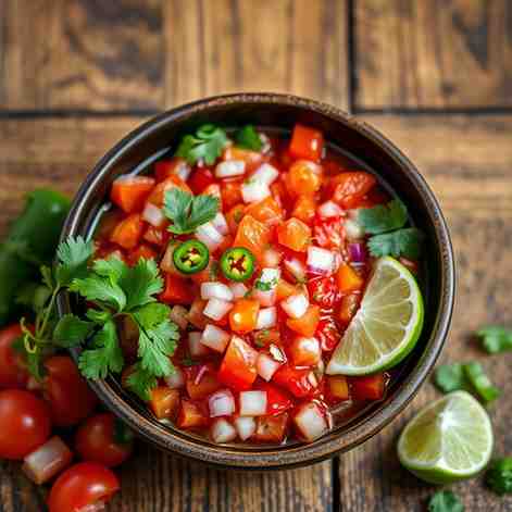 Fresh Homemade Salsa - Mexican Salsa Recipe
